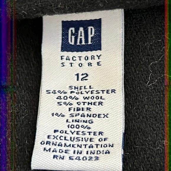 Gap rhinestone embellished A-line wool skirt - Picture 4 of 6